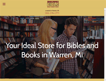 Tablet Screenshot of discountbiblebook.com